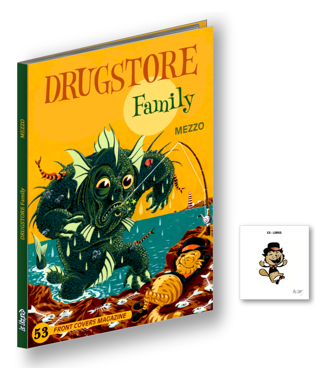 DRUGSTORE Family par MEZZO - Tirage Libraire + 1 ex-libris