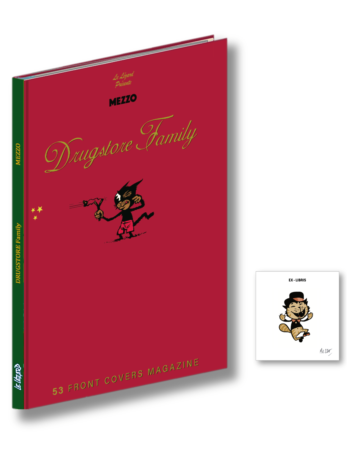 DRUGSTORE Family par MEZZO - Tirage de Tête+ 1 ex-libris